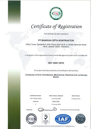 BCK - ISO 14001 2015